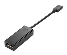 HP USB Type-C to DisplayPort Adapter, USB/DisplayPort Connector, External Graphic Adapter - N9K78UT#ABA