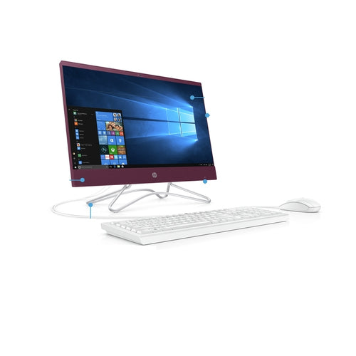 HP 22-c0083w 21.5" Full HD (Non-Touch) All-in-One Desktop PC, Intel Celeron G4900T, 2.90GHz, 4GB RAM, 1TB HDD, Windows 10 Home 64-Bit - 3LB93AA#ABA