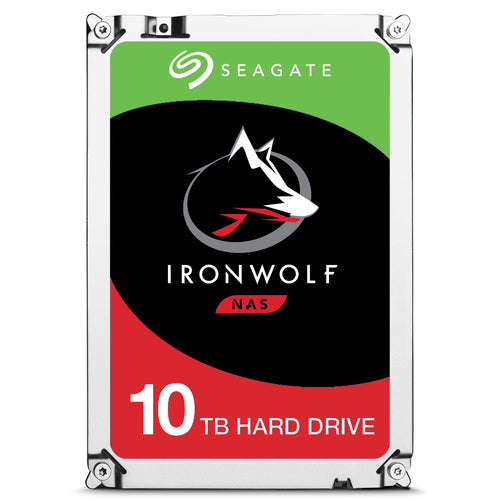 Seagate IronWolf 10TB NAS Hard Drive, 256MB Cache, 7200 rpm, 3.5" Internal HDD - ST10000VN0004