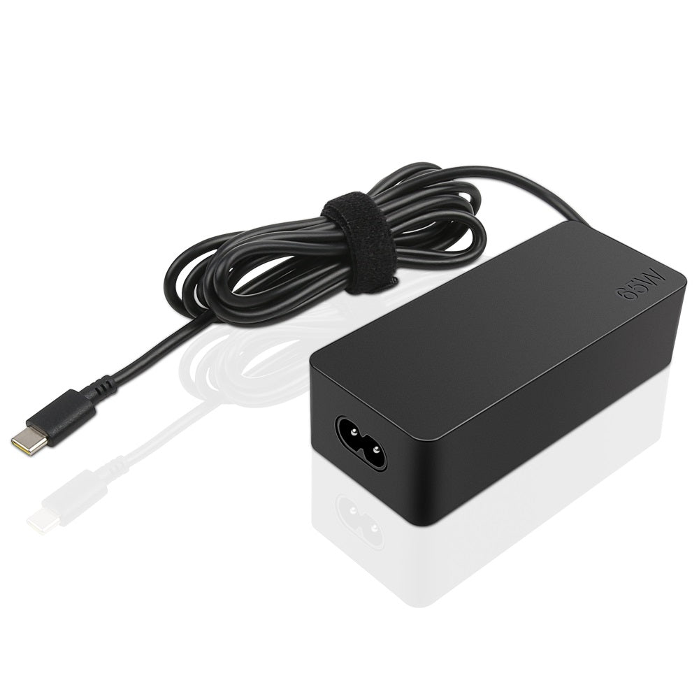 Lenovo ThinkPad 65W USB-C Power Adapter, External Charger for ThinkPad Notebooks & Tablets - 4X20M26268