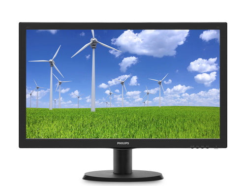 Philips S-line 23.6" Full HD WLED LCD Monitor, 16:9, 1 MS, 10M:1-Contrast, Textured Black - 243S5LDAB