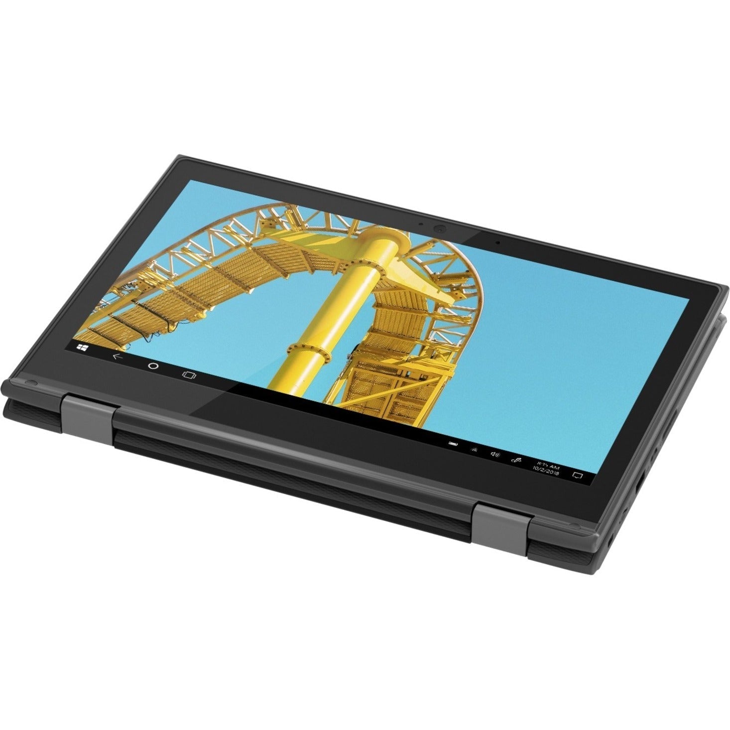 Lenovo 300e 11.6" HD 2nd Gen Convertible Notebook, AMD 3015e, 1.20GHz, 4GB RAM, 64GB eMMC, Win10P - 82GK000LUS