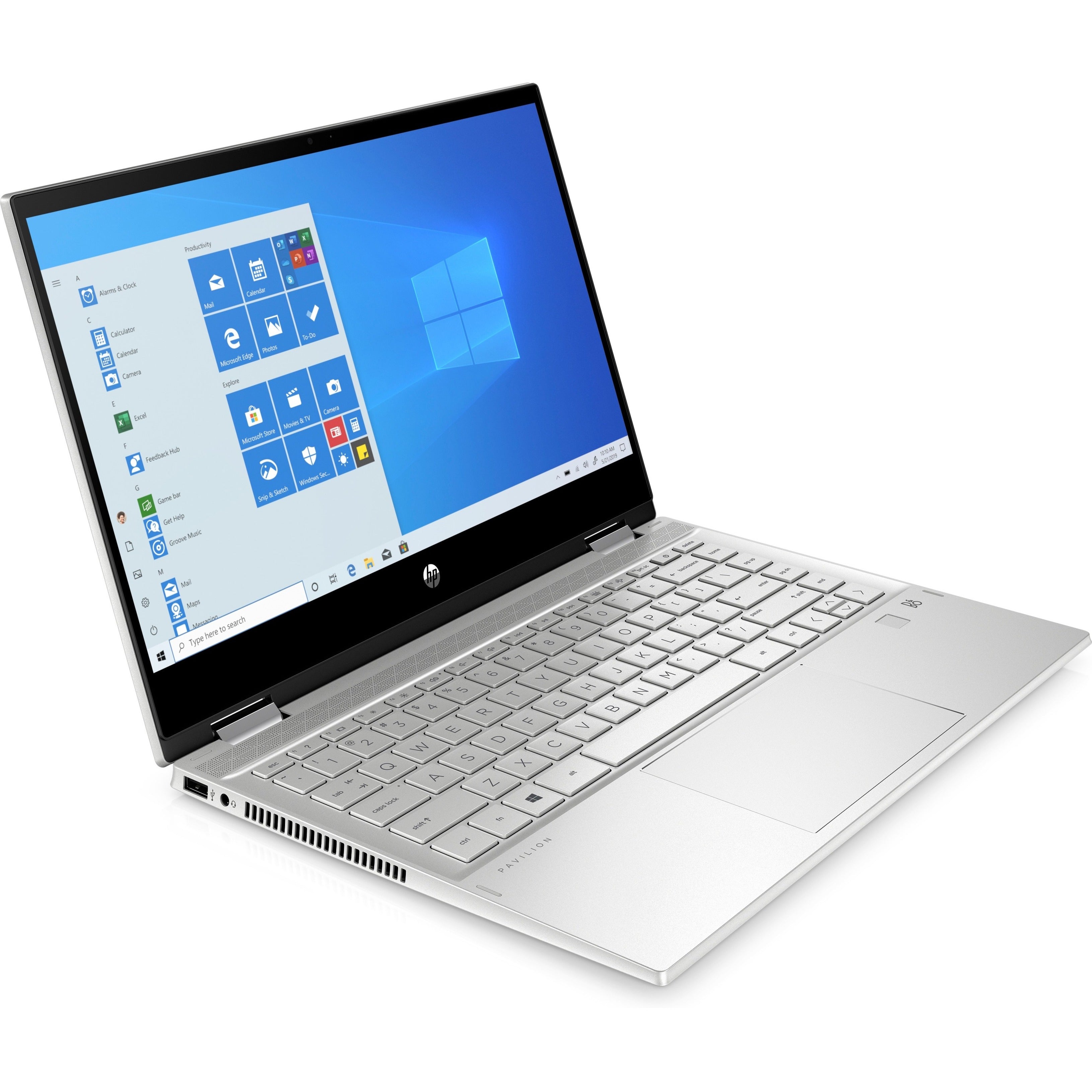 HP Pavilion X360 14-dw1010nr 14" FHD Convertible Notebook, Intel i5-1135G7, 2.40GHz, 12GB RAM, 256GB SSD, Win10H - 320J2UA#ABA