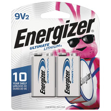 Energizer Ultimate Lithium 9-Volt Battery (2-Pack) - L522BP2