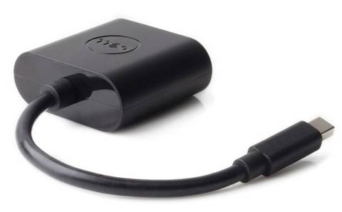 Dell Mini DisplayPort to DVI Single-Link Adapter, Black- DAYARBC084