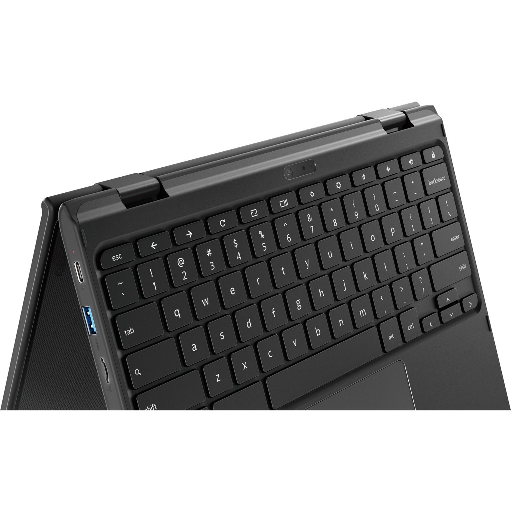 Lenovo 500e 11.6" HD Chromebook, Intel Celeron N3450, 1.10GHz, 8GB RAM, 64GB eMMC, Chrome OS - 81ES0008US