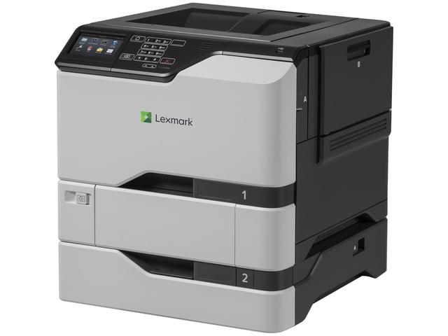 Lexmark CS725dte Color Laser Printer, 50 ppm, Integrated Duplex, Ethernet, USB - 40C9001