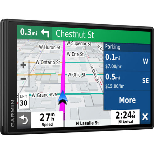 Garmin DriveSmart 55 & Traffic GPS Navigator, 5.5" Color (Touchscreen) Display, Wireless, Bluetooth - 010-02037-02