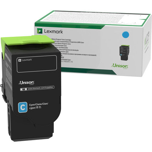 Lexmark Cyan High Yield Return Program Toner Cartridge, 2300 Pages Yield - C231HC0