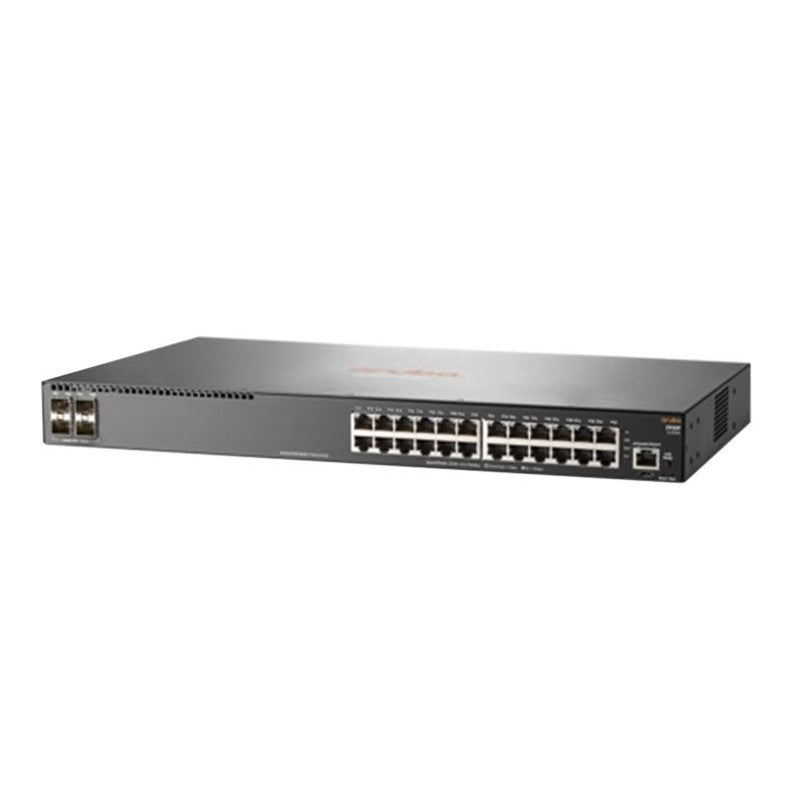 HPE Aruba 2930F 24G 4SFP+ Switch, 24 x RJ-45, 4 x SFP+, 1 x RJ-45 Serial Console Port - JL253A#ABA