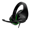 HP HyperX CloudX Stinger Wired Gaming Headset for Xbox, Noise-cancellation Mic, Black-Green - 4P5K1AA