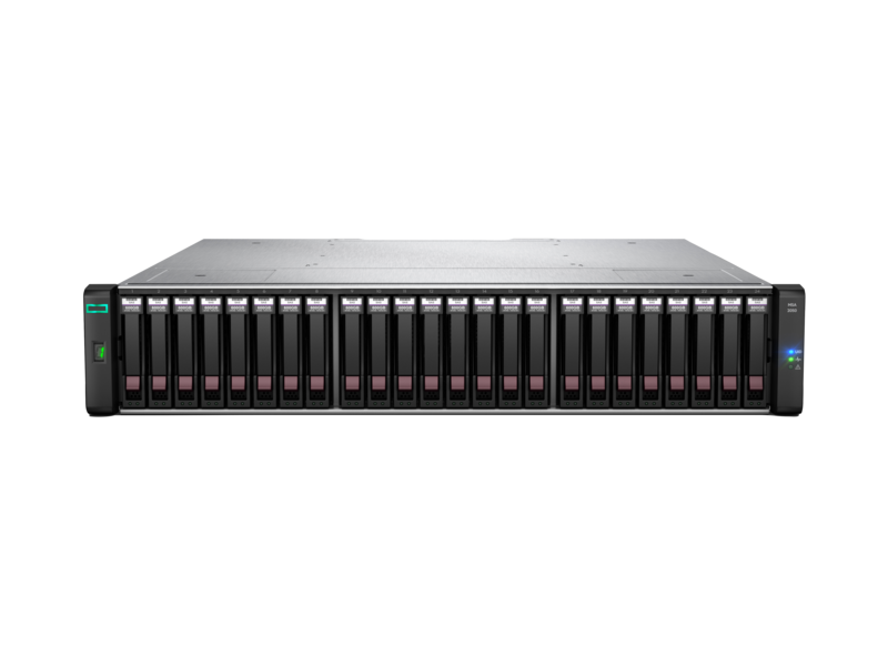 HPE MSA 2050 SAN Dual Controller SFF Storage, 2U, 24 x 7-pin SAS 12Gb/s Ports - Q1J01A