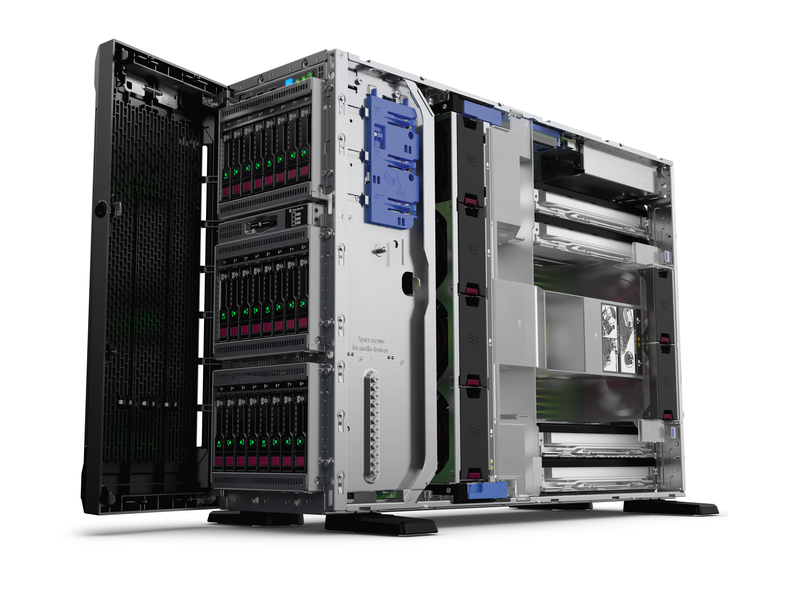 HPE ProLiant ML350 Gen10 server, Intel Xeon Silver 4208, 2.1 GHz, 16GB DDR4, 500 W, Tower (4U)  - P11050-001