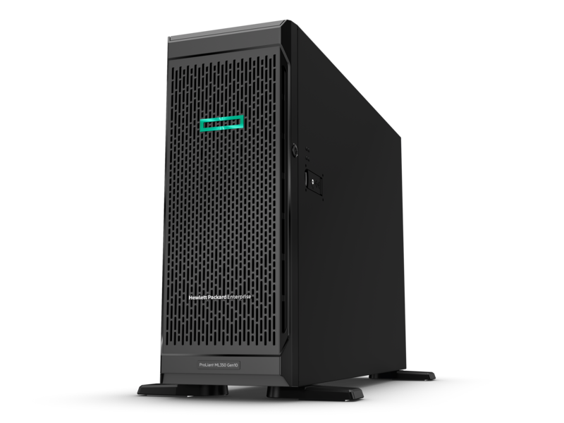 HPE ProLiant ML350 Gen10 server, Intel Xeon Silver 4208, 2.1 GHz, 16GB DDR4, 500 W, Tower (4U)  - P11050-001