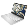 HP 14a-na0240nr 14" HD Chromebook, Intel Celeron N4120, 1.10GHz, 4GB RAM, 64GB eMMC, Chrome OS - 60F62UA#ABA