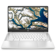 HP 14a-na0210nr 14" HD Chromebook, Intel Celeron N4120, 1.10GHz, 4GB RAM, 64GB eMMC, Chrome OS - 60F58UA#ABA (Certified Refurbished)