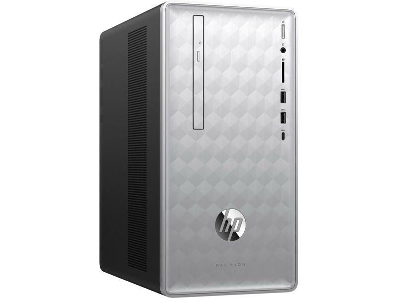 HP Pavilion 590-p0067c Desktop PC, AMD:A12-9800, 3.80GHz, 8GB RAM, 2TB SATA, Windows 10 Home 64-Bit- 3LB81AA#ABA (Certified Refurbished)