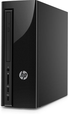 HP Slimline 270-p010 Slim Tower Desktop PC, Intel Core i3, 3.40GHz, 4GB RAM, 500GB HDD, Windows 10 Home 64-Bit- Z5P51AA#ABA
