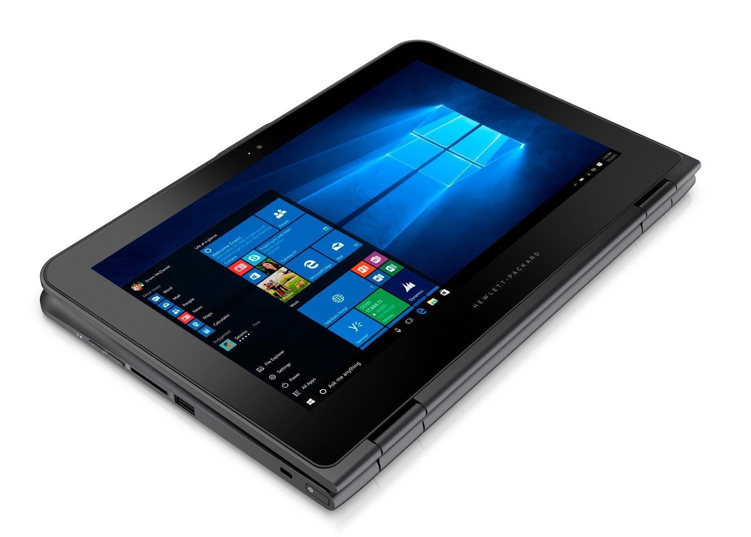 HP X360 310-G2 Notebook 11.6" HD Intel Core N3700 4GB RAM 128GB SSD Windows 10 Pro