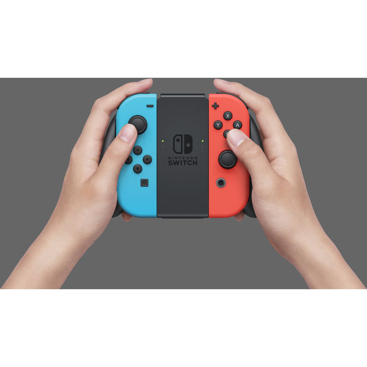 Nintendo Switch with Neon Blue and Neon Red Controllers HACSKABAA