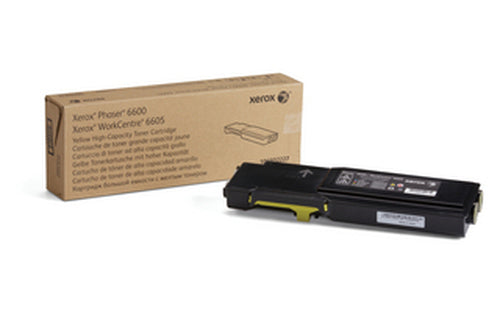 DELL Xerox Phaser 6600 High Capacity Yellow Toner Cartridge, 6000 pages - 106R02227