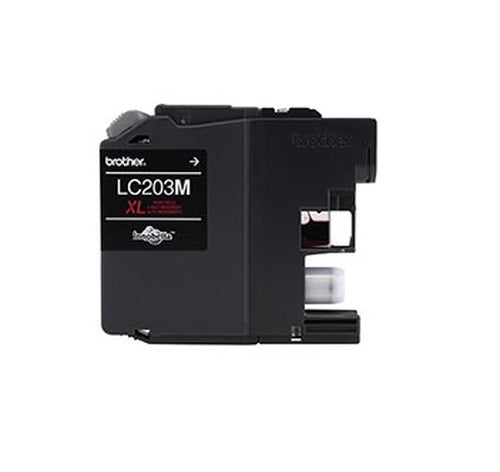 Brother Genuine High-Yield Magenta Ink Cartridge, 550 Pages - LC203M