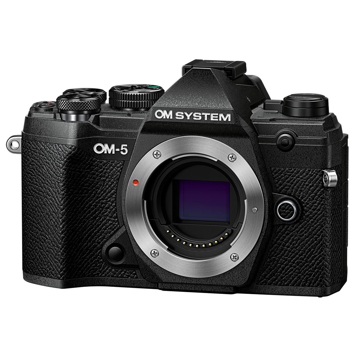 Olympus OM SYSTEM OM-5 Mirrorless Digital Camera Body, Black - V210020BU000