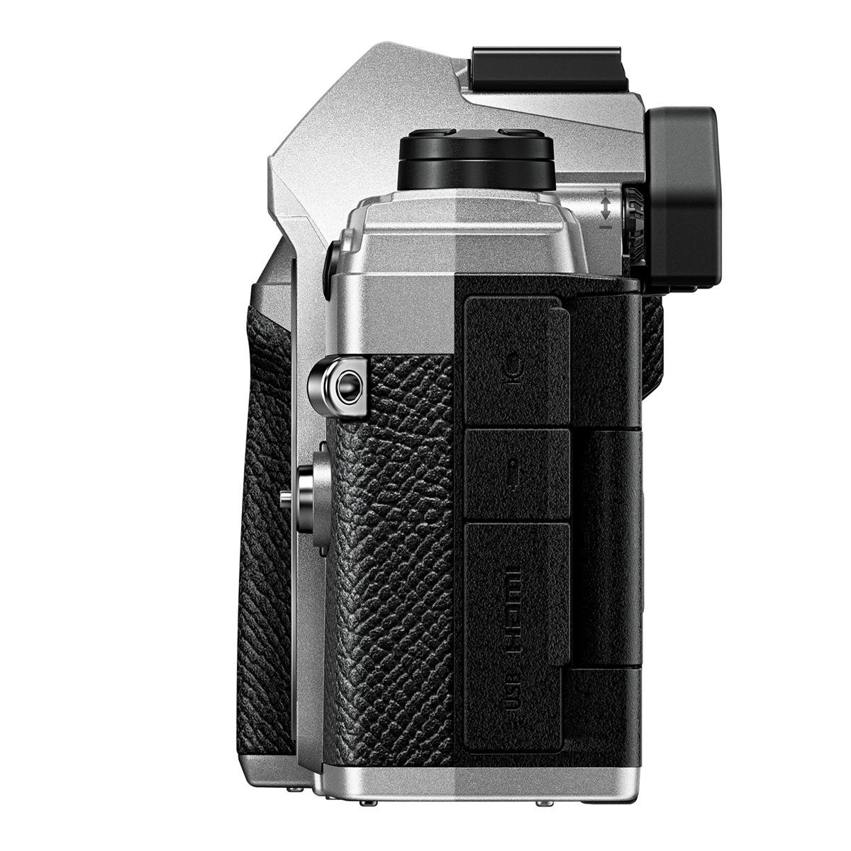 Olympus OM SYSTEM OM-5 Mirrorless Digital Camera with 12-45mm f/4.0 PRO Lens, Silver - V210022SU000