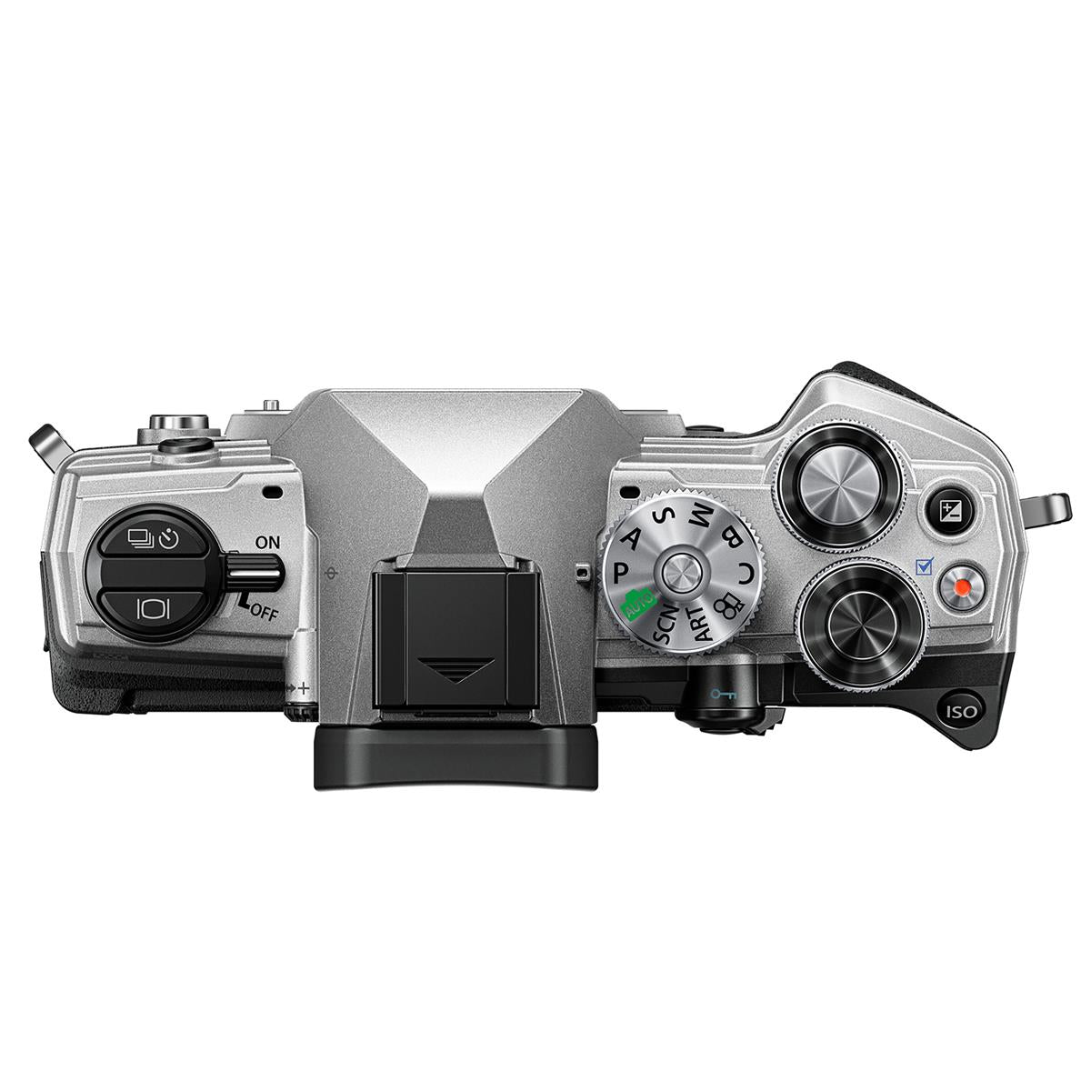 Olympus OM SYSTEM OM-5 Mirrorless Digital Camera with 12-45mm f/4.0 PRO Lens, Silver - V210022SU000