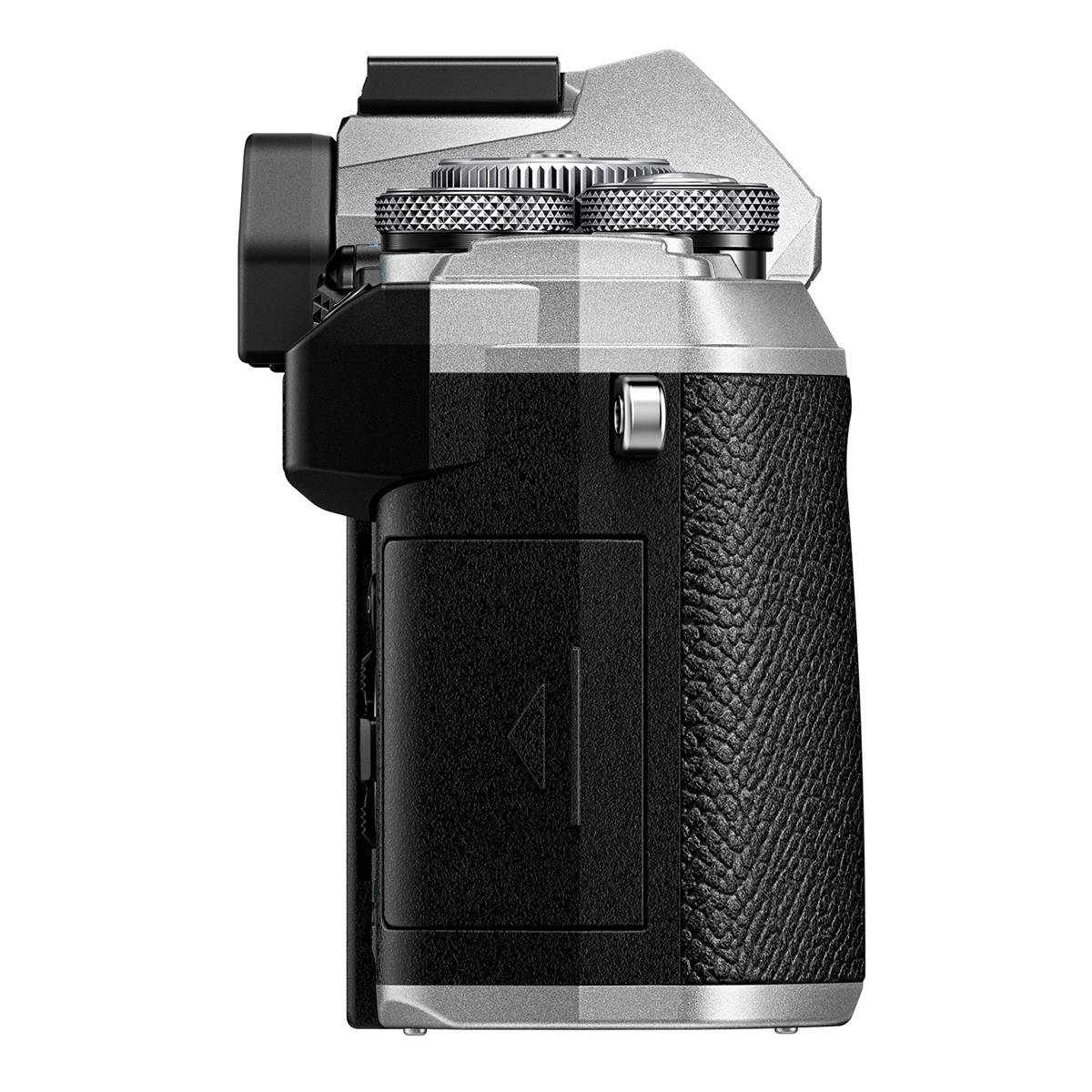 Olympus OM SYSTEM OM-5 Mirrorless Digital Camera with 12-45mm f/4.0 PRO Lens, Silver - V210022SU000