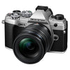 Olympus OM SYSTEM OM-5 Mirrorless Digital Camera with 12-45mm f/4.0 PRO Lens, Silver - V210022SU000
