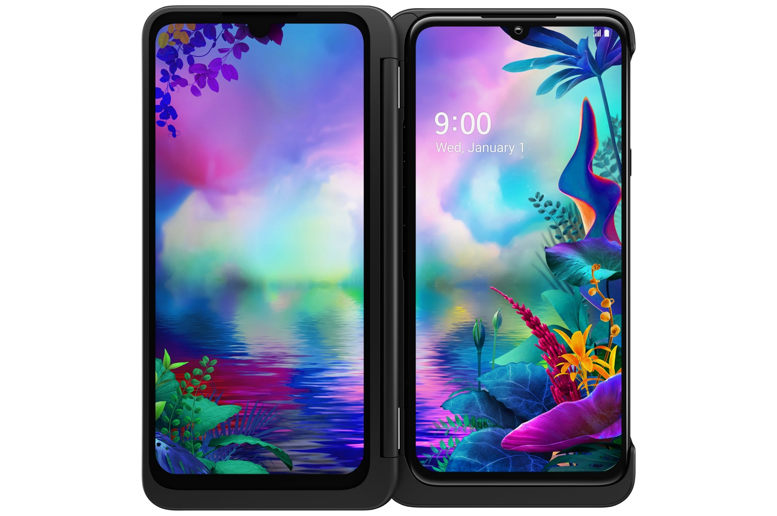 LG G8X ThinQ 6.4" FHD+ 128GB Dual Screen Smartphone, 6GB RAM, Factory Unlocked - LMG850QM7X.AUSABK