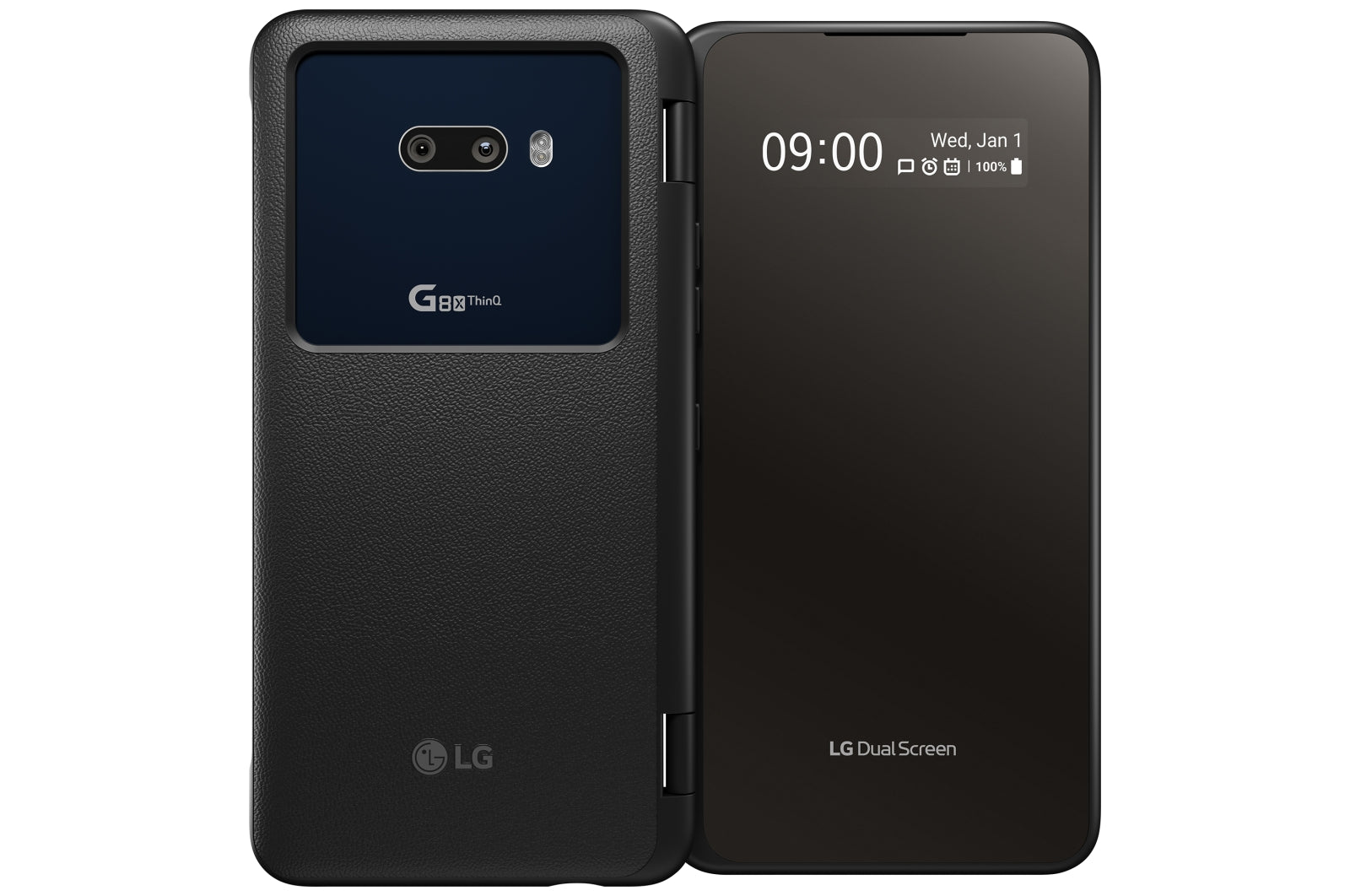 LG G8X ThinQ 6.4" FHD+ 128GB Dual Screen Smartphone, 6GB RAM, Factory Unlocked - LMG850QM7X.AUSABK