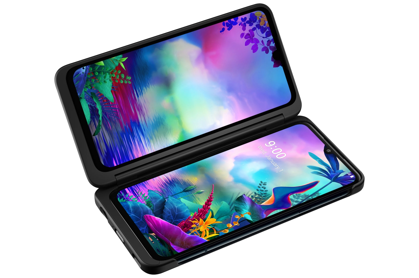 LG G8X ThinQ 6.4" FHD+ 128GB Dual Screen Smartphone, 6GB RAM, Factory Unlocked - LMG850QM7X.AUSABK