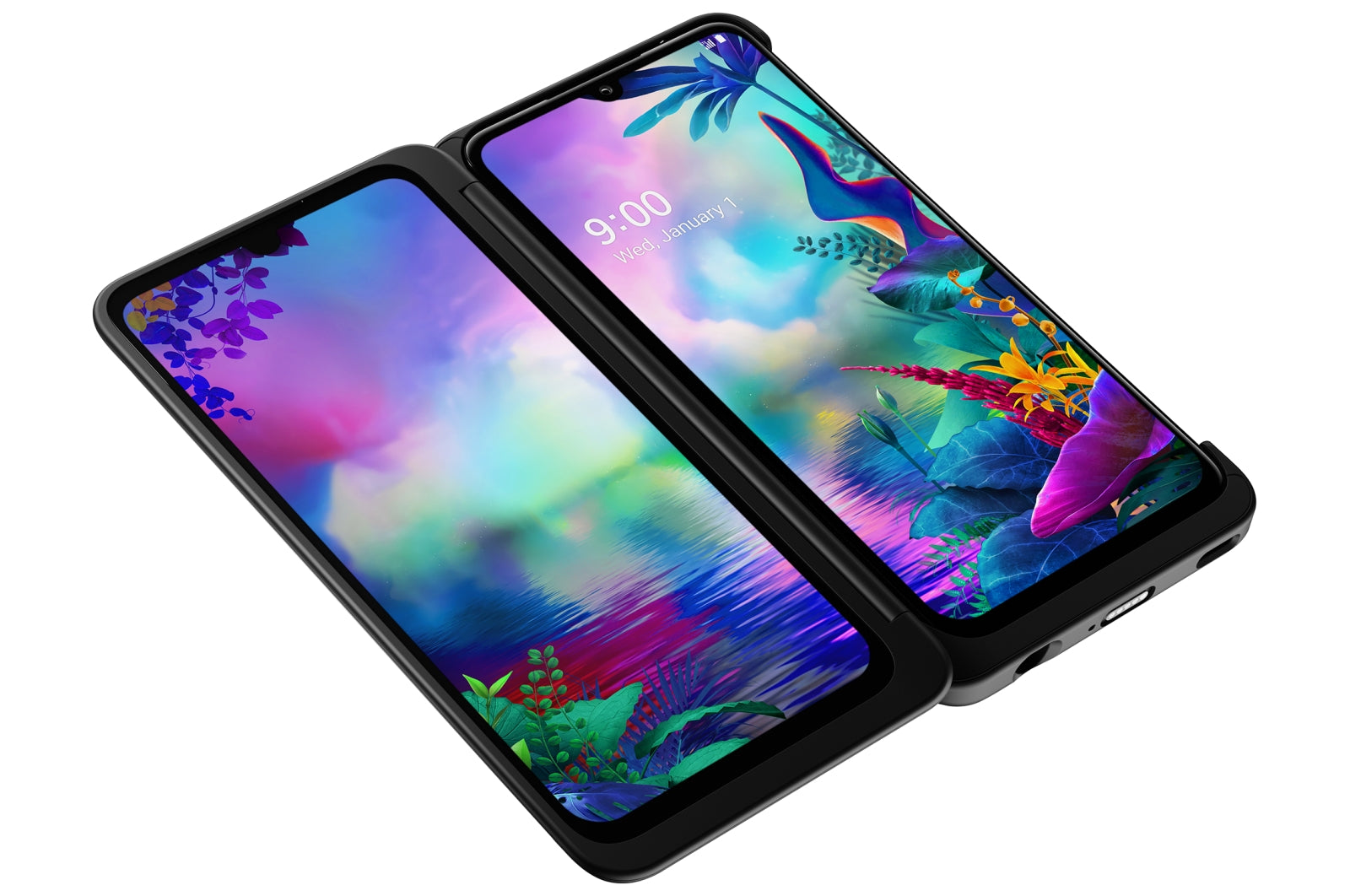 LG G8X ThinQ 6.4" FHD+ 128GB Dual Screen Smartphone, 6GB RAM, Factory Unlocked - LMG850QM7X.AUSABK