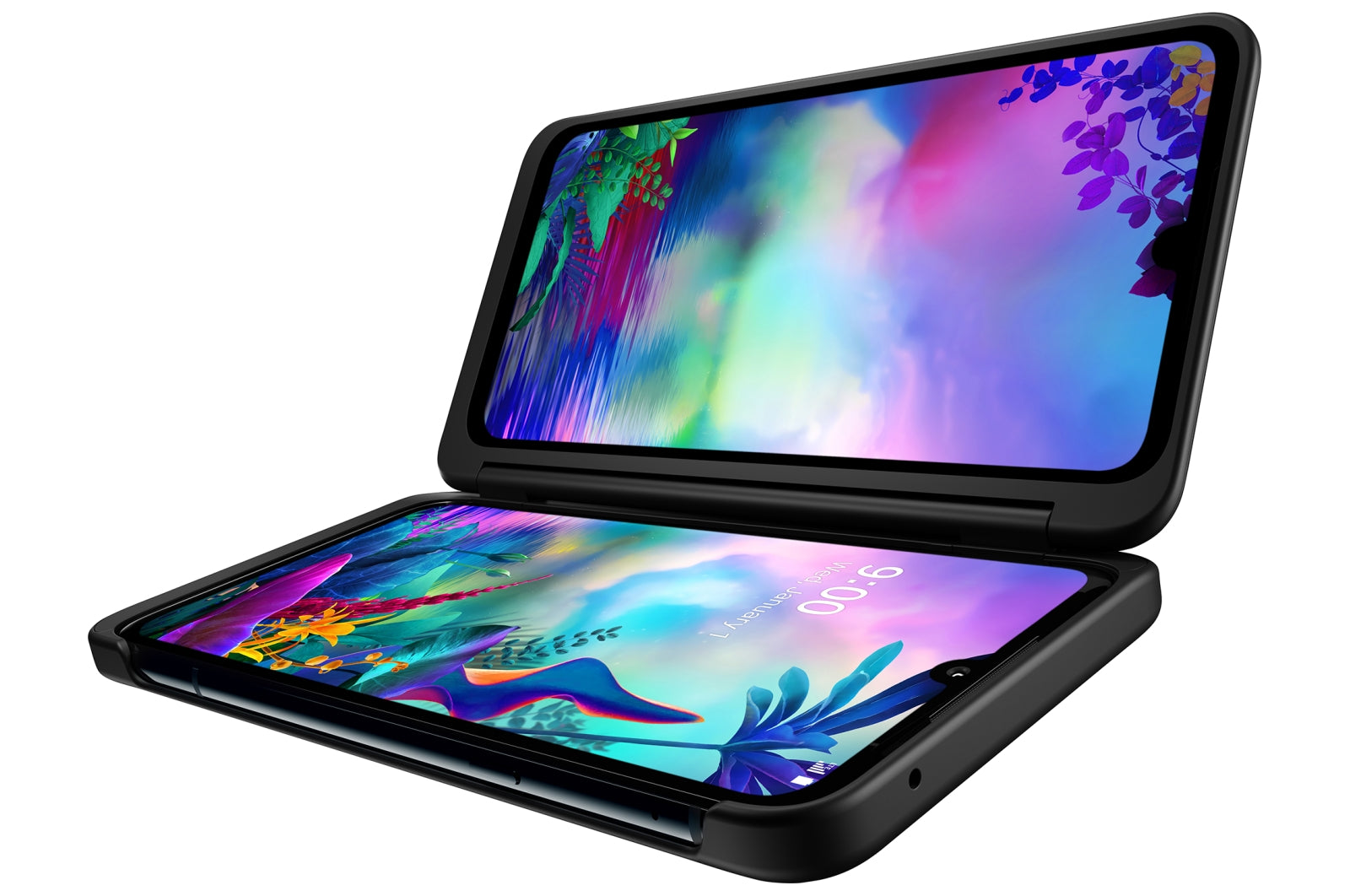 LG G8X ThinQ 6.4" FHD+ 128GB Dual Screen Smartphone, 6GB RAM, Factory Unlocked - LMG850QM7X.AUSABK