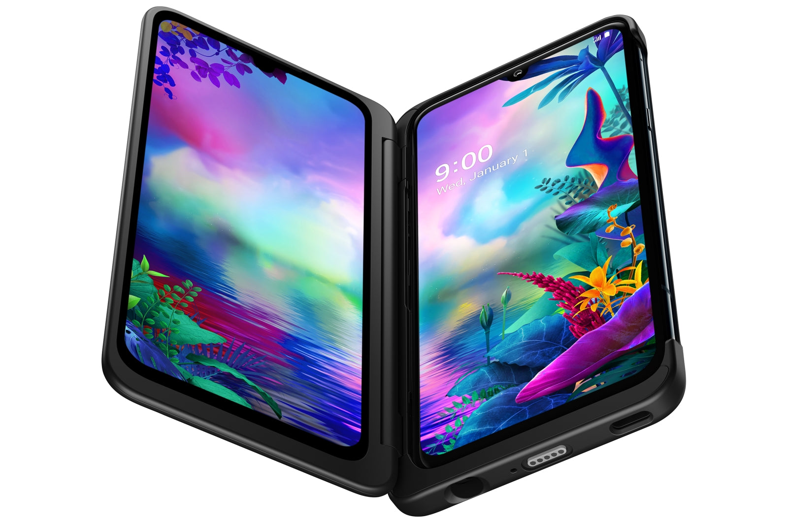 LG G8X ThinQ 6.4" FHD+ 128GB Dual Screen Smartphone, 6GB RAM, Factory Unlocked - LMG850QM7X.AUSABK