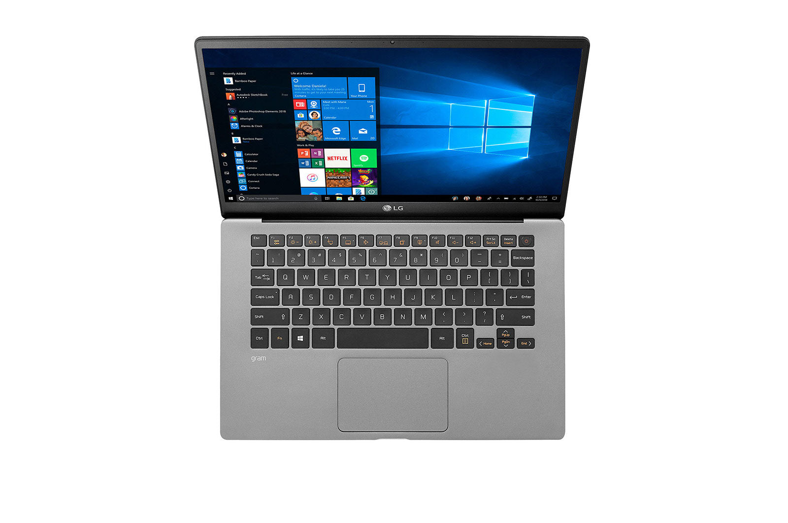 LG Gram 14" FHD (NonTouch) Laptop, Intel i7-1065G7, 1.30GHz, 16GB RAM, 512GB SSD, Win10P - 14Z90N-N.APS7U1