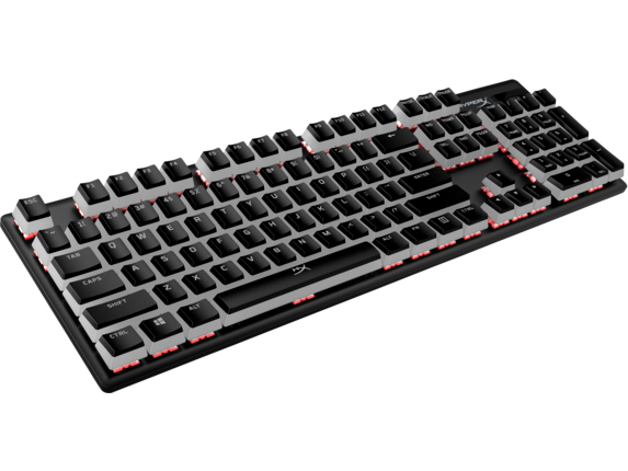 HP HyperX Pudding Keycaps (US Layout), Full Key Set, PBT, Black - 4P5P4AA#ABA