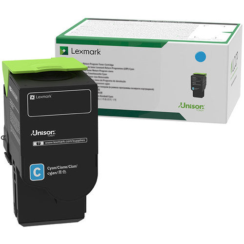 Lexmark Cyan Extra High Yield Return Program Toner Cartridge, 3500 Pages Yield - C241XC0