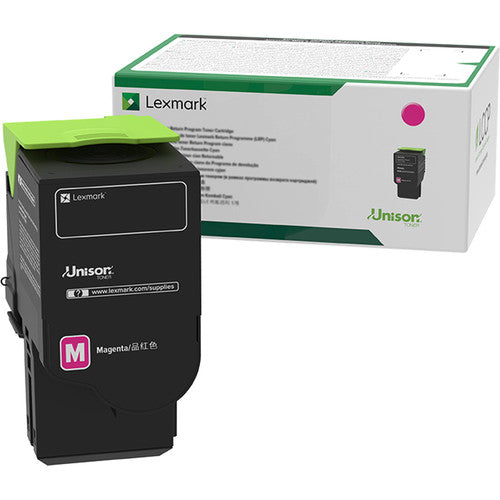 Lexmark Magenta Return Program Toner Cartridge, 1400 Pages Yield - 78C10M0