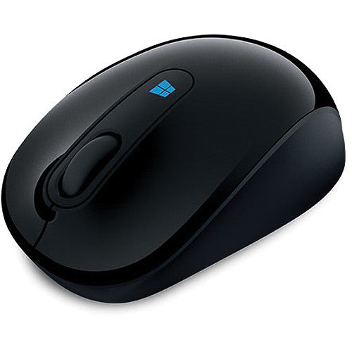 Microsoft Sculpt Mobile Mouse, RF, Wireless, Ambidextrous, Black - 43U-00001