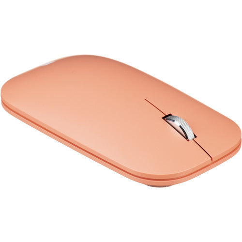 Microsoft Modern Mobile Mouse, Bluetooth, 2.4GHz, 4 Buttons, BlueTrack, Peach - KTF-00040
