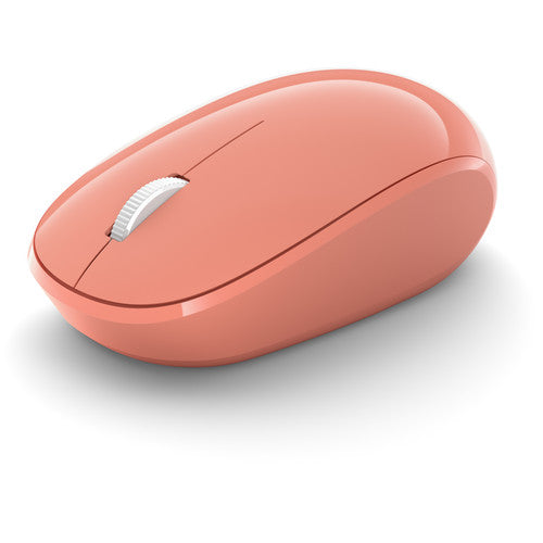 Microsoft Bluetooth Mouse, Wireless, 2.4GHz, 4 Buttons, Vertical Scrolling, Peach - RJN-00037