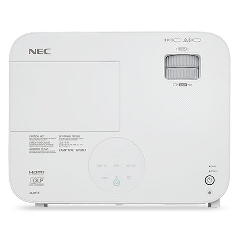 NEC WXGA DLP Data Projector, 10K:1-Contrast, 3600 Lumens - NP-M363W (Certified Refurbished)