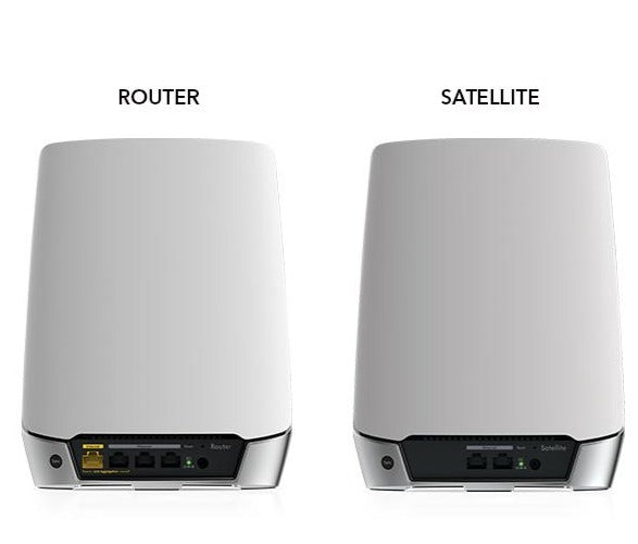 Netgear Orbi AX4200 Tri-band WiFi 6 Mesh System, WiFi Router + One Satellite - RBK752-100NAS