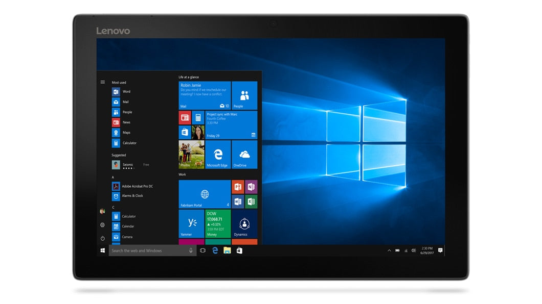 Lenovo Miix 520-12IKB 12.2" Full HD (Touchscreen) Notebook, Intel Core i5-8250U, 1.60GHz, 8GB RAM, 256GB SSD, Windows 10 Pro 64-Bit - 81CG019JUS
