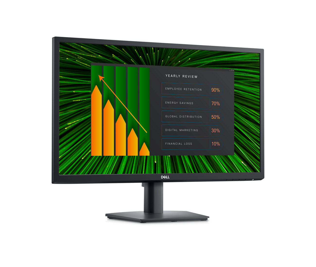 Dell E2423HN 23.8" FHD LED LCD Monitor, 8ms, 16:9, 3000:1-Contrast - DELL-E2423HN (Refurbished)