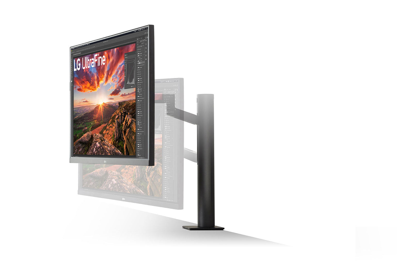 LG Ergo 31.5" 4K UHD LED LCD UltraFine Monitor, 16:9, 5ms, 1K:1-Contrast - 32BN88U-B
