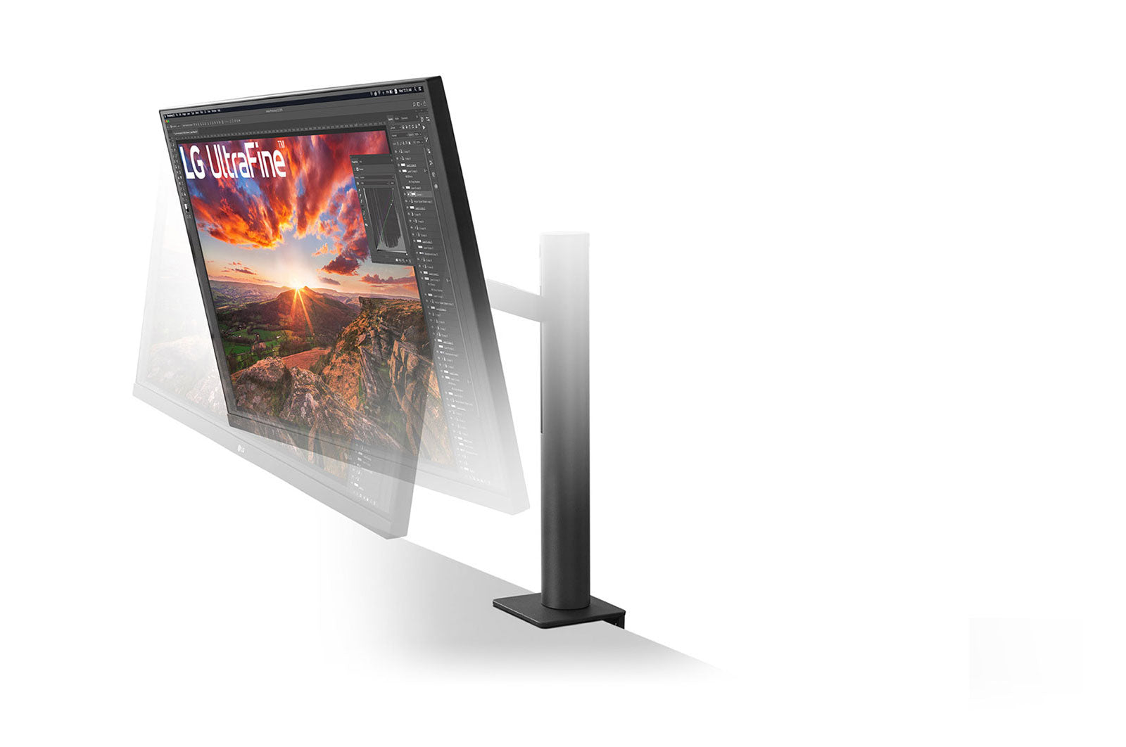 LG Ergo 31.5" 4K UHD LED LCD UltraFine Monitor, 16:9, 5ms, 1K:1-Contrast - 32BN88U-B